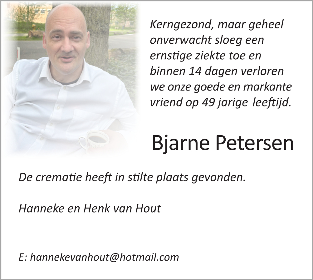 Bjarne Petersen Eindhoven